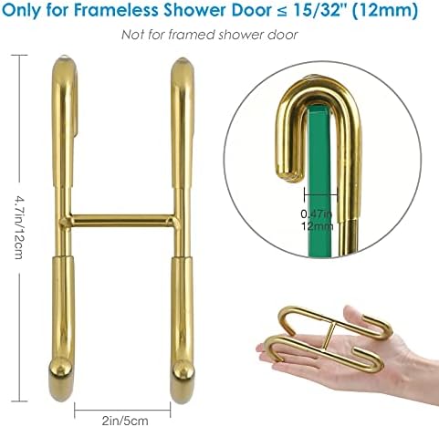 Simtive Shower Door Hooks, Towel Hooks - Image 3