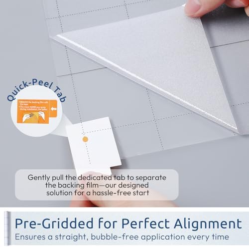 rabbitgoo Frosted Glass Window Privacy Film, No Glue, 29.5" x 118.1" - Image 5