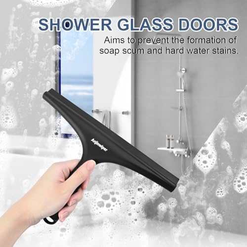 Shower Squeegee for Glass Doors, 10 Inch Shower Squeegee - Image 2