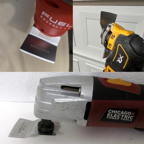 XXGO 20 Pcs Rigid Oscillating Tool Scraper Blades to Remove Tile Adhesive - Image 3