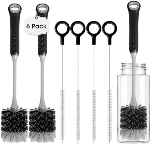 AONEZ 6 Pcs Bottle Brush Set, Straw Brush by AONEZ