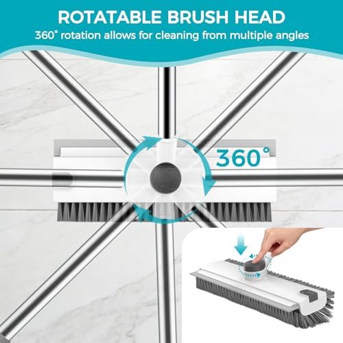 SetSail Floor Scrub Brush with 54in Adjustable Long Handle - Image 4
