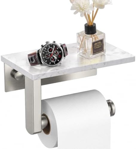 BWE Brushed Nickel Toilet Paper Holder by BWE
