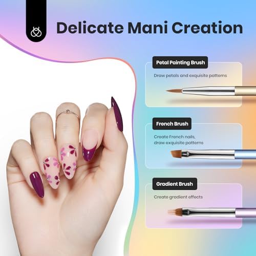 Beetles Gel Nail Art Brushes - Image 4
