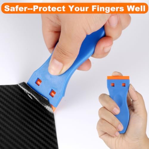 KUSUFEFI Plastic Razor Blade Scraper, Cleaning Scraper Remover - Image 5