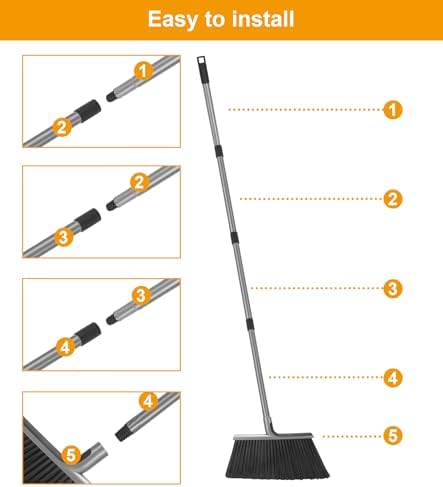 KeFanta 4 Packs Outdoor Broom Heavy Duty - Image 7