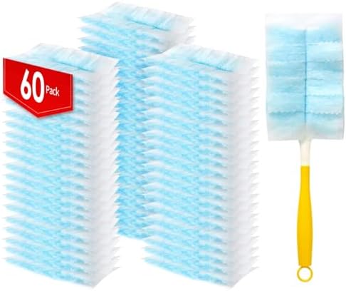 60 Count Electrostatic Duster Refills Compatible by Senowi