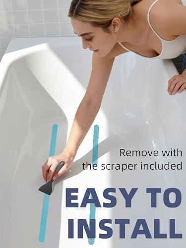 Secopad 12PCS Strip Non Slip Bathtub Stickers - Image 6