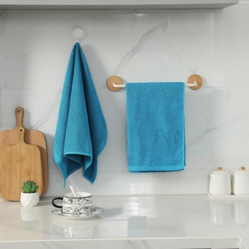 6 Pack Premium Cotton Kitchen Towels Sets, Super Absorbent Kitchen Hand Towels - Image 3