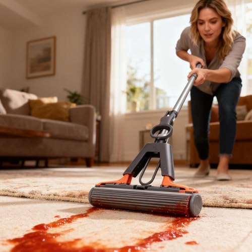 Squeeze Mop Household Tool Telescopic Pole - Image 2