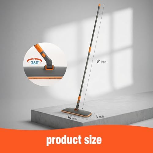 CLEANHOME 2-in-1 Wet Dry Flat Microfiber Mop - Image 2