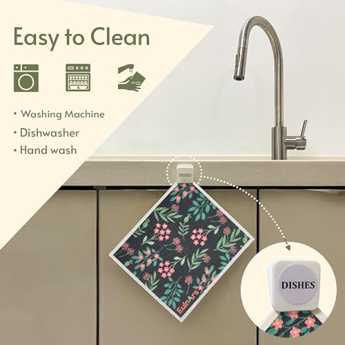 Eulnars Reusable Paper Towels, Swedish Dishcloths - Image 2