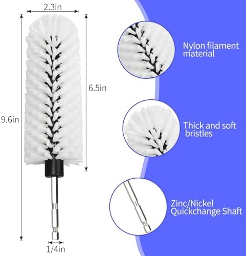 1 Pack Drill Brush for Car Wheel and Bottle - Image 5