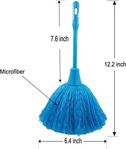 3 Pack Hand Grips Fluffy Microfiber Delicate Duster, Mini Washable Dusting Brush - Image 2