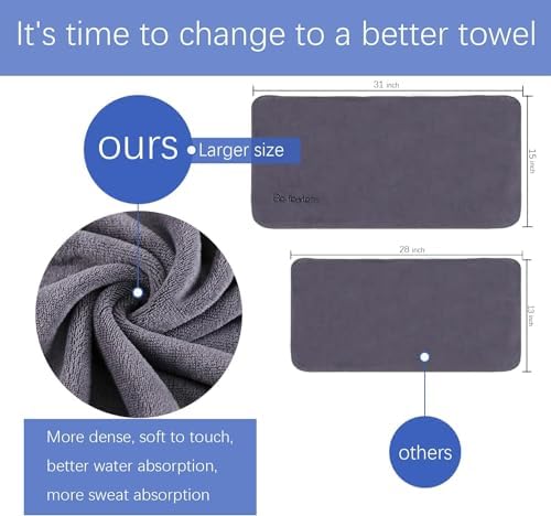 Microfiber Gym Towels Bigger Size Super Soft - Image 6