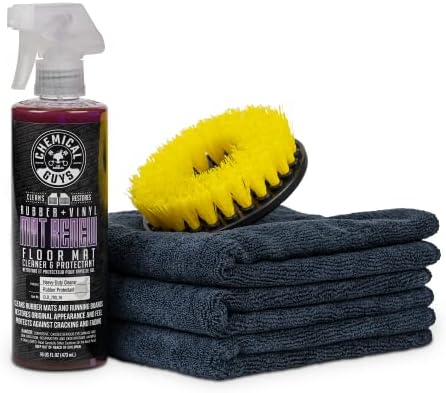 Chemical Guys, Heavy Duty Floor Mat Cleaning Kit, Mat Renew & Brush by ChemicalGuys