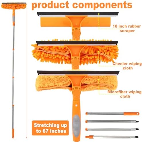 67" Window Squeegee for Window Cleaning - Image 3