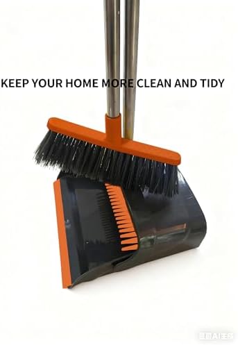 Upgrade Long Handle Design Broom and Dustpan Set - Image 6