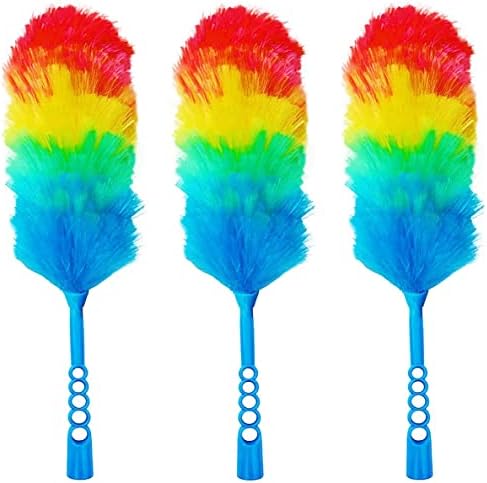 3 Pack Upgrade 19” Rainbow Static Feather Duster by Providequalityproducts