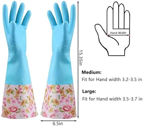 KINGFINGER Cleaning Glove, 3 Pairs Kitchen Glove - Image 3