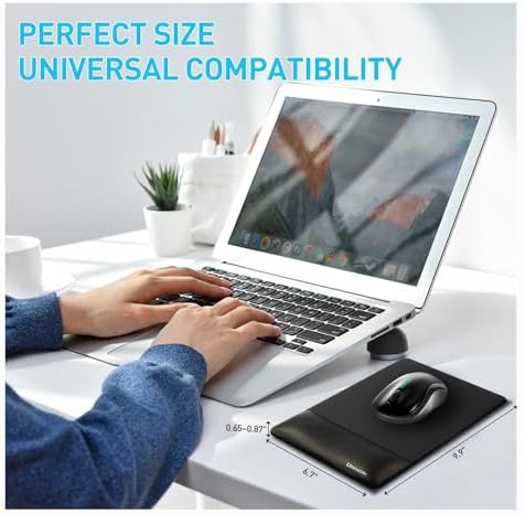 univo colors Design-Wave Wrist Rest Mouce Pad, PE Mouse Sliding - Image 5