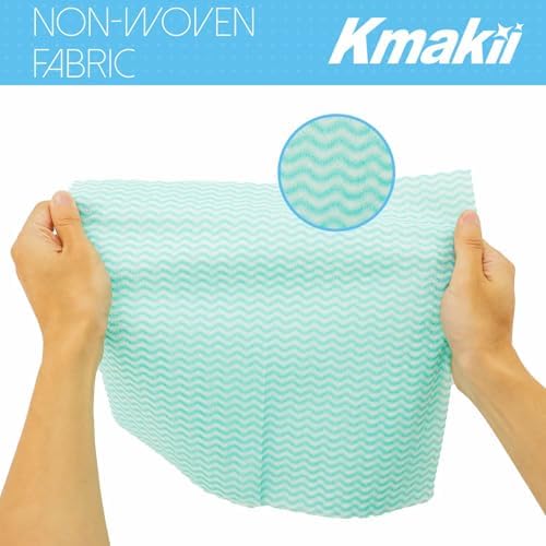KMAKII Reusable Kitchen Cleaning Cloths, 80 Pack, 11.8 x 21 Inches - Image 3