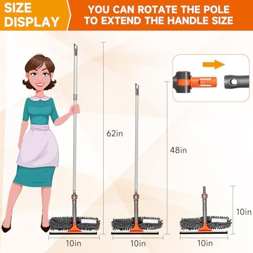 Chabatree Window Squeegee Cleaner Set 2-in-1 Window Cleaning Tool - Image 4