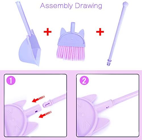 Kids Mini Broom Toy Cleaning Set Combo - Image 4