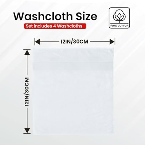 Infinitee Xclusives 100% Cotton Luxury Wash Cloths - Image 2