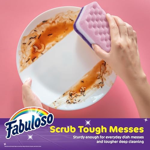 Fabuloso Scratch-Free Kitchen Dish Sponges - Image 3