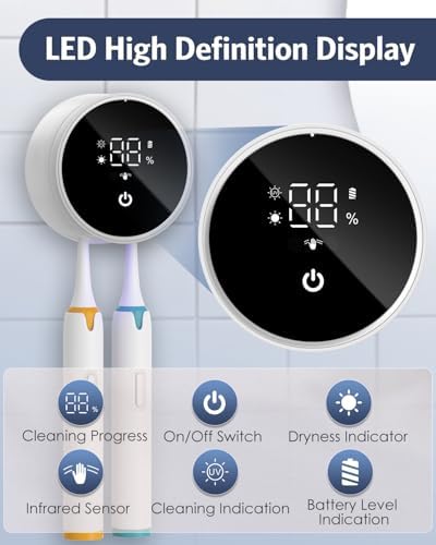 Upgraded UV Toothbrush Sanitizer Holder - Image 3