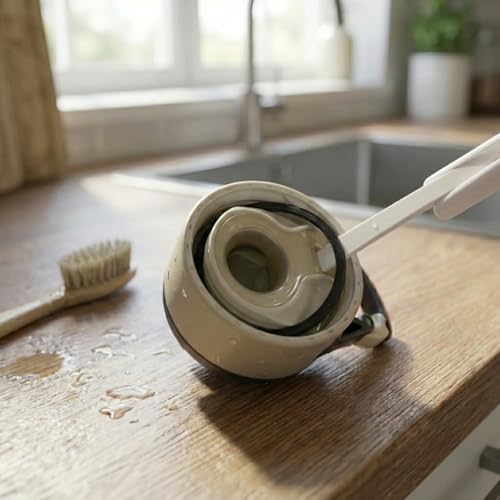 3 in 1 Cup Lid Gap Cleaning Brush Set, Mutipurpose Tiny Silicone Cup Holder - Image 6