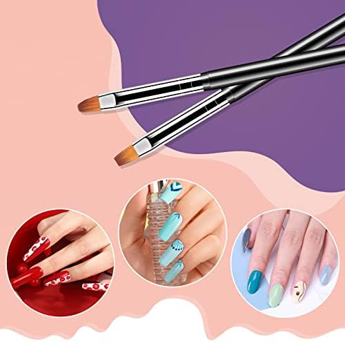 Artdone Nail Art Dotting Tools 6PCS Double-ended Brushes Kit Gel Polish - Image 4