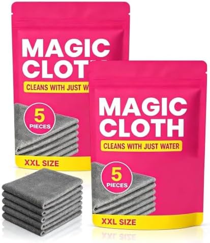 Genie Cloth Magic Cloth, Magic Cleaning Cloth, Thickened Microfiber Cleaning by Unknown