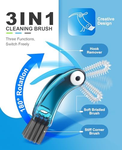 3 in 1 Cup Lid Cleaning Brush 3 PCS - Image 3