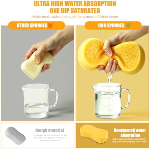 2 Pack Large Plush Car Sponge for Cleaning - Image 6