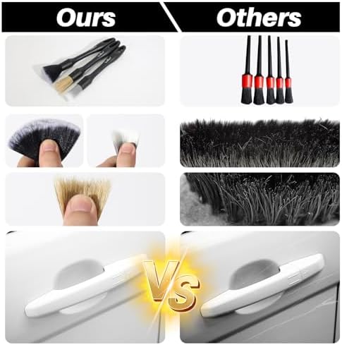 3 Pcs Car Detailing Brush Set - Image 6