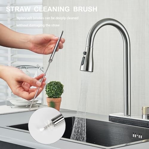 Collapsible Metal Straws, Travel Drinking Straws - Image 3