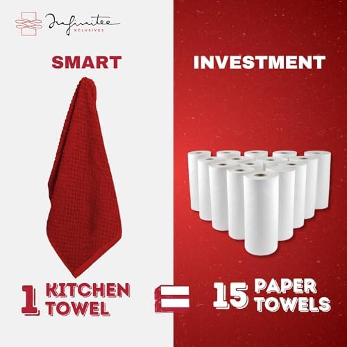 Infinitee Xclusives Kitchen Towels -12 Pack - Image 6