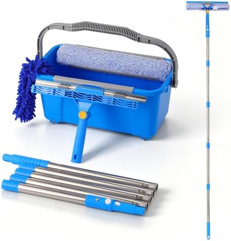 Window Cleaning Kit with Bucket by Feeloco