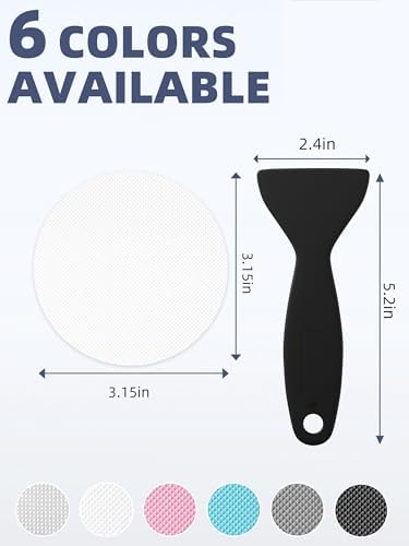 Secopad 12PCS Round Non Slip Bathtub Stickers - Image 2