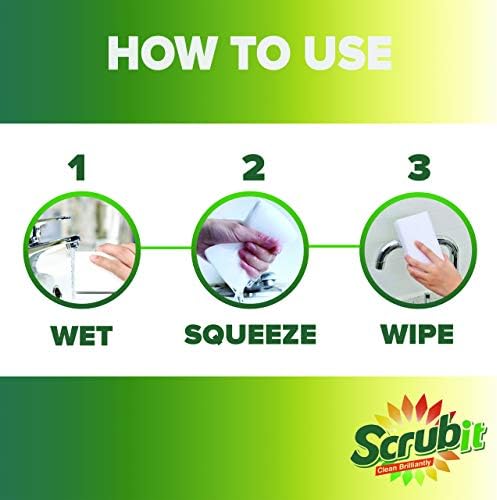 Extra Thick Magic Sponge Eraser by SCRUBIT- Kitchen, Floor and Wall Cleaner - Image 5