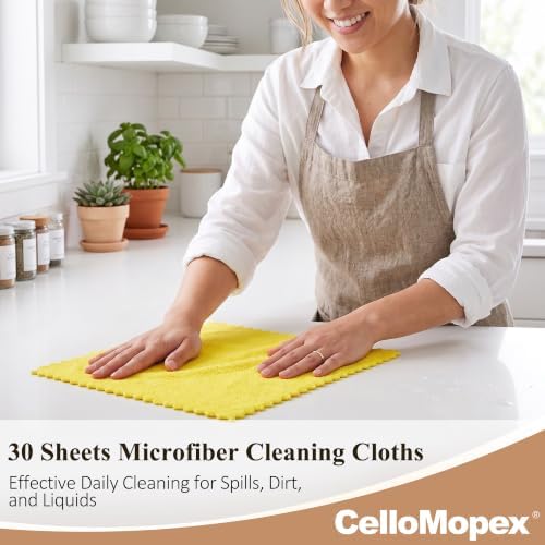 30 Pack Microfiber Cleaning Cloths, Dish Towels - Image 2