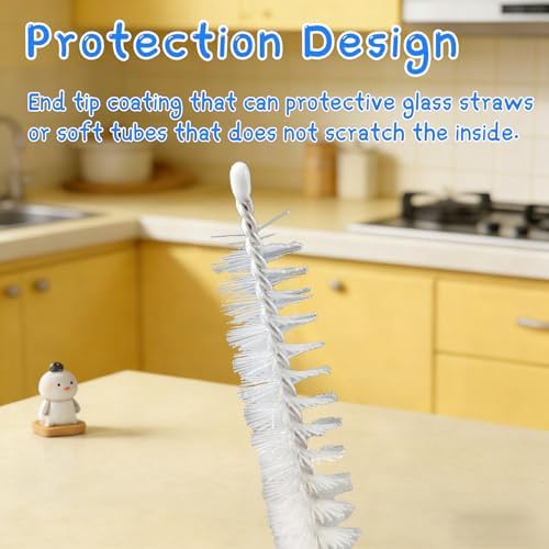 LEDUO 12 Straw Cleaner Brushes for Stanley 40 oz 30 oz 20 64 oz Tumbler Mug - Image 6