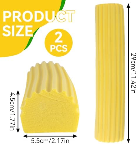 Sponge Mops for Floor Cleaning, Telescopic Handle Mop Squeegee Mop Mop Head - Image 3