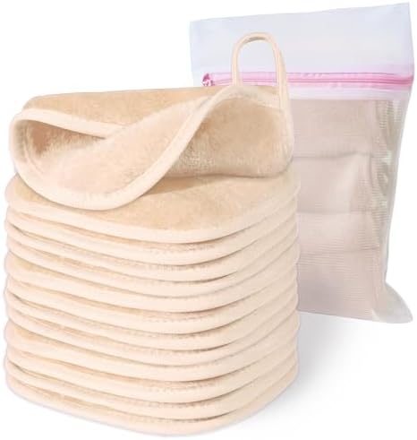 Natwag Makeup Remover Cloth, 12 Pack Makeup Remover Pads Microfiber Face by Natwag