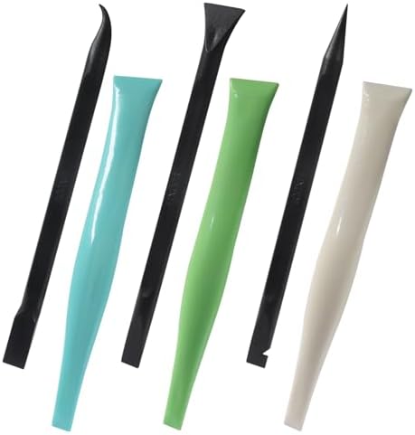 6Pcs Non-Scratch Plastic Scraper Tools by Zorveiio