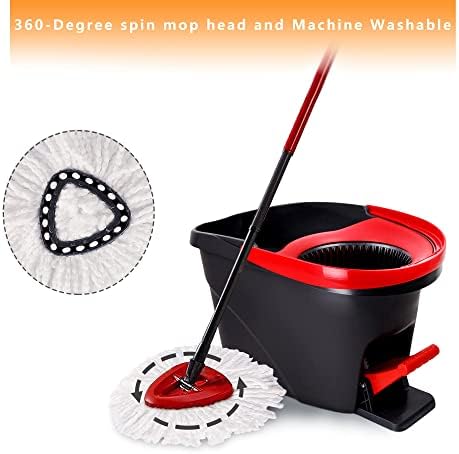 Spin Mop Replacement Heads 10 Pack, Fits 1-Tank Mop Refill System - Image 4