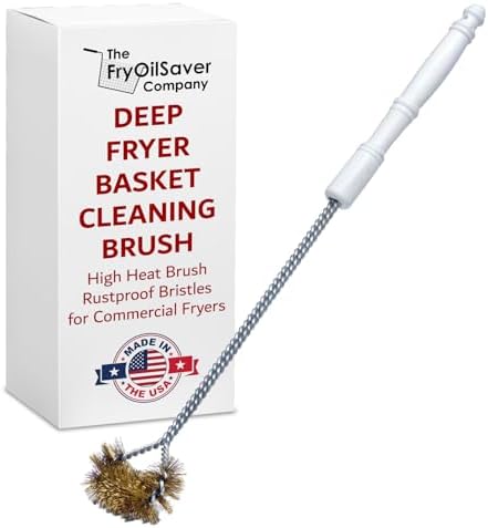 Deep Fryer Basket Cleaning Brush – High-Temp Commercial Kitchen Tool by THEFRYOILSAVERCOMPANY