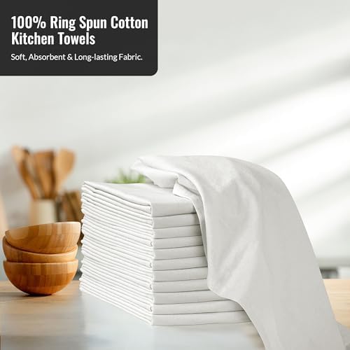 ROYALE LINENS Flour Sack Dish Towels - Image 3